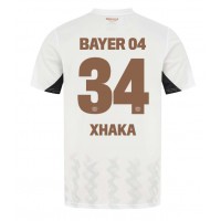 Moški Nogometni dresi Bayer Leverkusen Granit Xhaka #34 Gostujoči 2024-25 Kratek Rokav